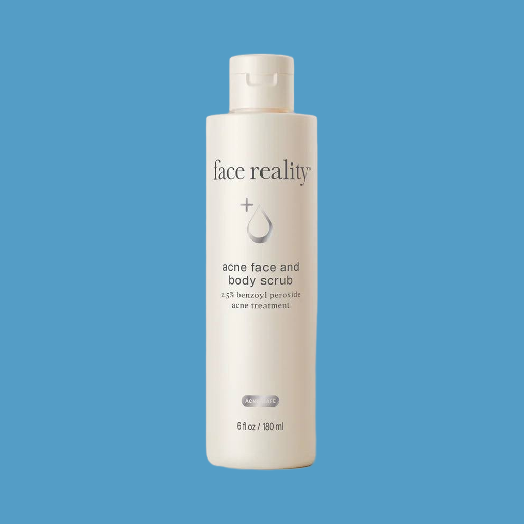 Face Reality Acne Face and Body Scrub (2.5% Benzoyl Peroxide Acne Treatment)